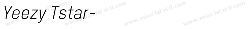 Yeezy Tstar字体转换